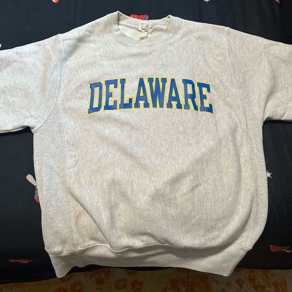SIZE SMALL UNIVERSITY OF DELAWARE CREWNECK